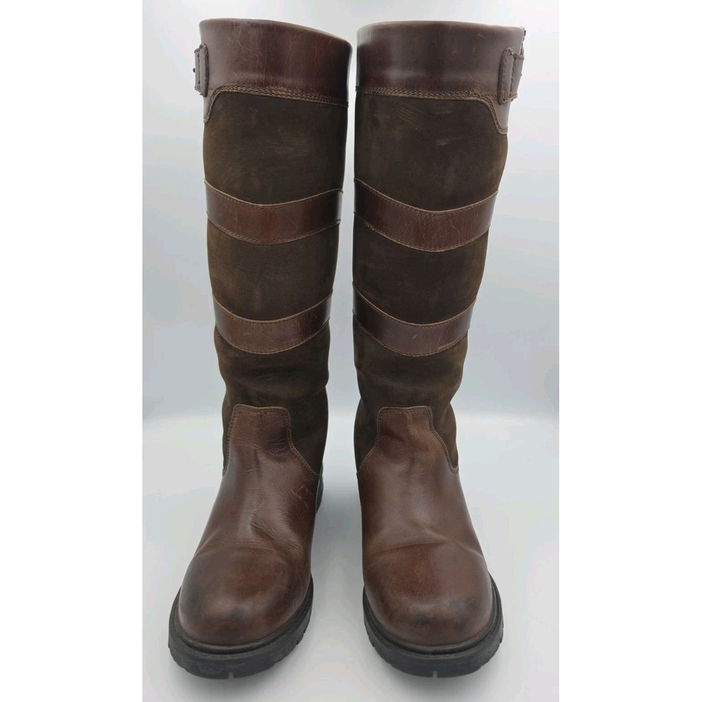 Ovation Edin Brown Country Walking Riding Boots Leather Women 6.5 7 EU 37